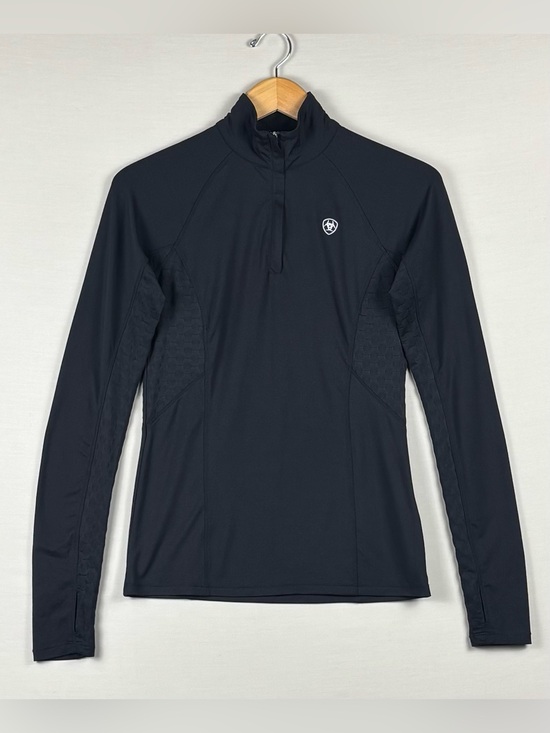 Ariat Tops - AriatTEK Cold Series Black Quarter Zip Performance Pullover Women XS